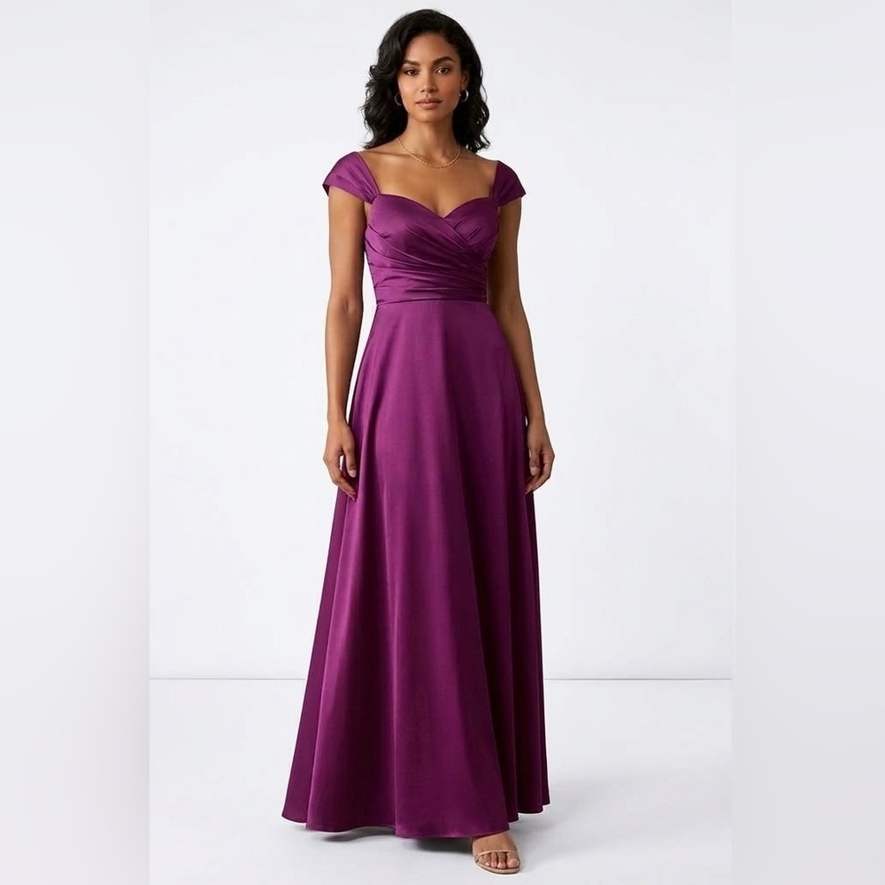 Azazie Vibrant Purple Prom Dress